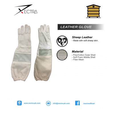 Beekeeping Multi-Ventilated Glove White